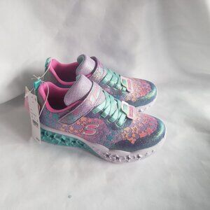 Skechers S Sport Kortney Light up Sneakers - Girls size 2 - NEW